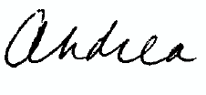 Andrea O'Neill Signature