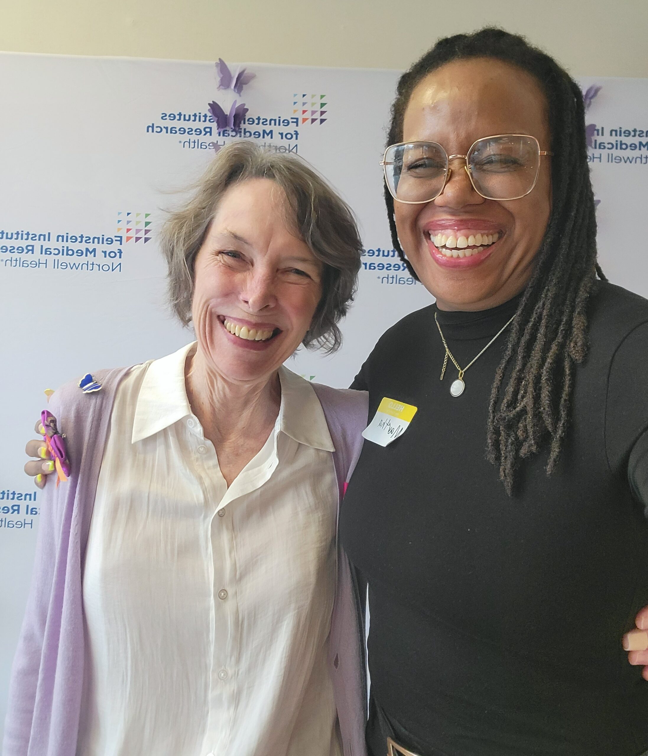Martha Chisholm with her "medical mother", Dr. Meggan Mackay.