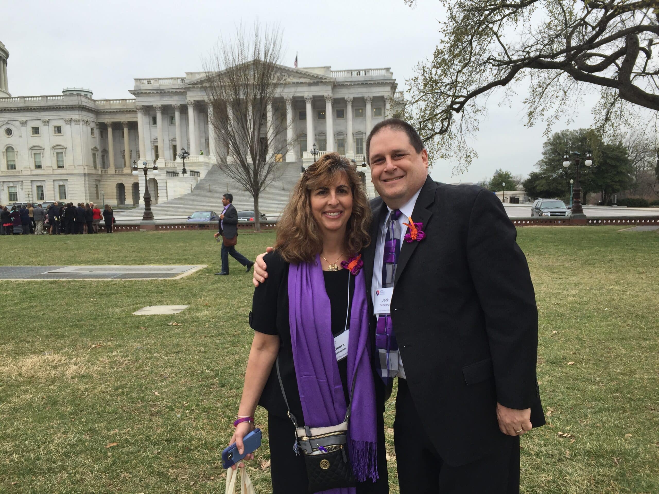 Debbie and Jack at the U.S. Capitol